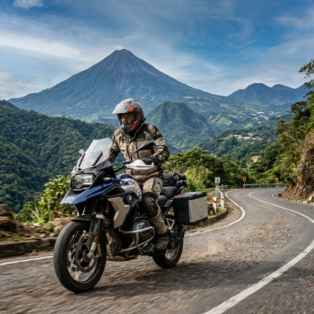 Casco Aventura en Ruta de Volcanes