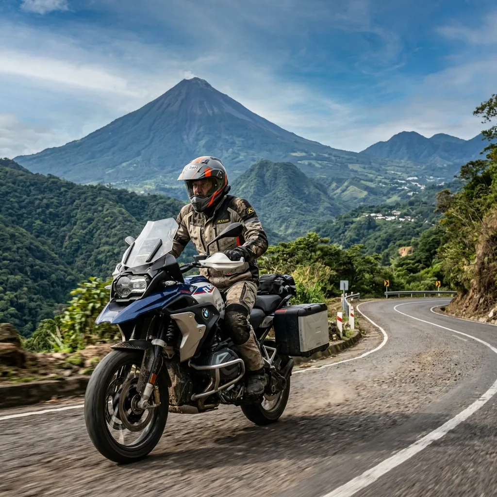 Casco Aventura en Ruta de Volcanes