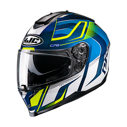 HJC Casco HJC C70 Lantic Azul Blanco M, variante Lantic / Talla M disponible en Guatemala