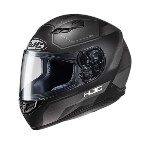 HJC Casco HJC CS15 Inno Negro Gris S, NEGRO-GRIS, S 55cm - 56cm - Para medirte debes posicionar el metro entre 1.5 y 2 cm sobre la ceja disponible en Guatemala