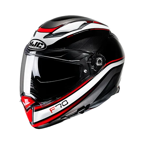 HJC Casco HJC F70 Diwen Blanco Negro Rojo M, variante Diwen / Talla M disponible en Guatemala