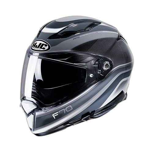 HJC Casco HJC F70 Diwen Gris S, GRIS, S 55cm - 56cm - Para medirte debes posicionar el metro entre 1.5 y 2 cm sobre la ceja disponible en Guatemala