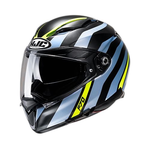 HJC Casco HJC F70 Galla Negro Gris S, NEGRO-GRIS, S 55cm - 56cm - Para medirte debes posicionar el metro entre 1.5 y 2 cm sobre la ceja disponible en Guatemala