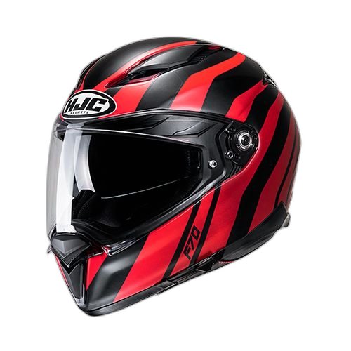 HJC Casco HJC F70 Galla Negro Rojo L, NEGRO-ROJO, L 59cm - 60cm - Para medirte debes posicionar el metro entre 1.5 y 2 cm sobre la ceja disponible en Guatemala