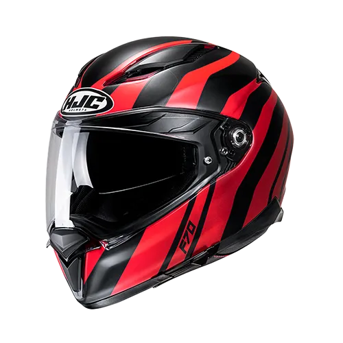 HJC Casco HJC F70 Galla Negro Rojo L, variante Galla / Talla L disponible en Guatemala