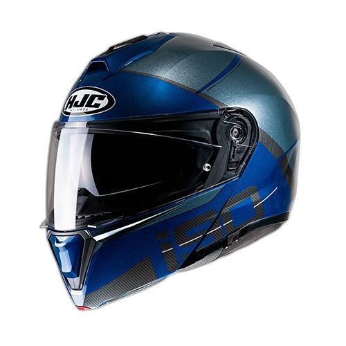 HJC Casco HJC i90 May Gris Azul M, GRIS-AZUL, M 57cm - 58cm - Para medirte debes posicionar el metro entre 1.5 y 2 cm sobre la ceja disponible en Guatemala