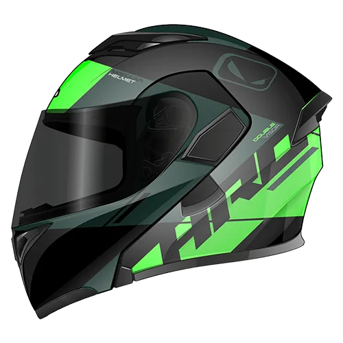HRO Casco HRO 3400 Epic Negro Verde S, variante Epic / Talla S disponible en Guatemala