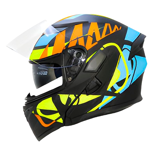 HRO Casco HRO 3400 Fuzion Negro Amarillo S, variante Fuzion / Talla S disponible en Guatemala