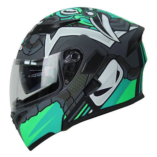 HRO Casco HRO 3400 Hanuki Gris Verde S, variante Hanuki / Talla S disponible en Guatemala