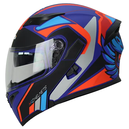 HRO Casco HRO 3400 Magic Azul Naranja S, variante Magic / Talla S disponible en Guatemala