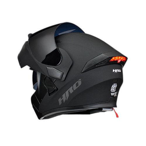HRO Casco HRO 3400 Stop Solid Negro L, NEGRO MATE, L 59cm - 60cm - Para medirte debes posicionar el metro entre 1.5 y 2 cm sobre la ceja disponible en Guatemala