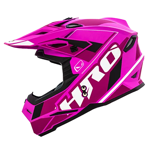 HRO Casco HRO MX03 Cheka Morado Neon M, variante Cheka / Talla M disponible en Guatemala