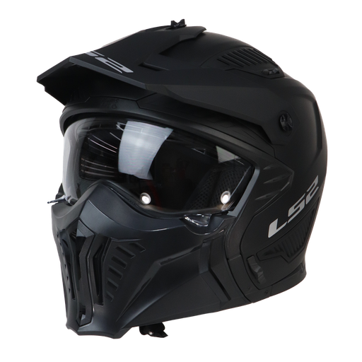 LS2 Casco LS2 Drifter Negro Mate XL, variante Drifter / Talla XL disponible en Guatemala