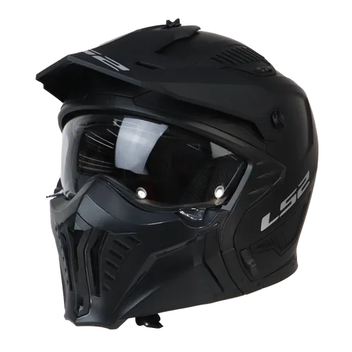 LS2 Casco LS2 Drifter Negro Mate XL, variante Drifter / Talla XL disponible en Guatemala