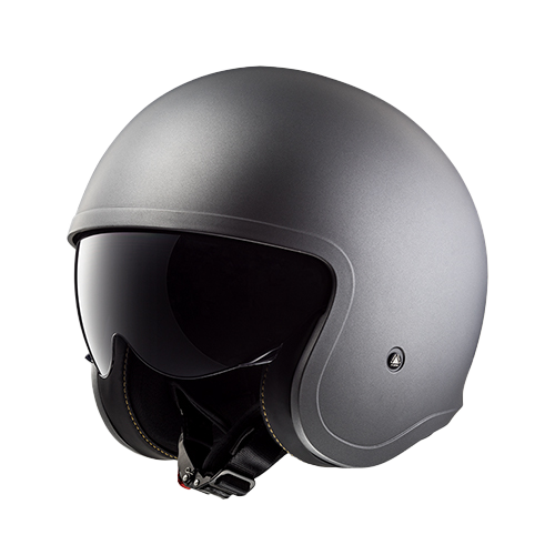 LS2 Casco LS2 Spitfire Solid Gris Mate XL, variante Spitfire Solid / Talla XL disponible en Guatemala