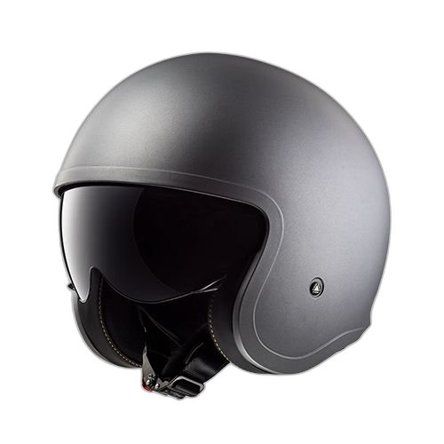 LS2 Casco LS2 Spitfire Solid Gris Mate XL, GRIS-MATE, XL 61cm - 62cm - Para medirte debes posicionar el metro entre 1.5 y 2 cm sobre la ceja disponible en Guatemala