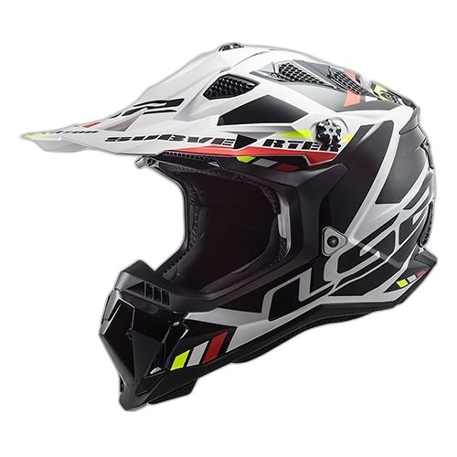 LS2 Casco LS2 Stomp Negro Blanco M, NEGRO-BLANCO, M 57cm - 58cm - Para medirte debes posicionar el metro entre 1.5 y 2 cm sobre la ceja disponible en Guatemala